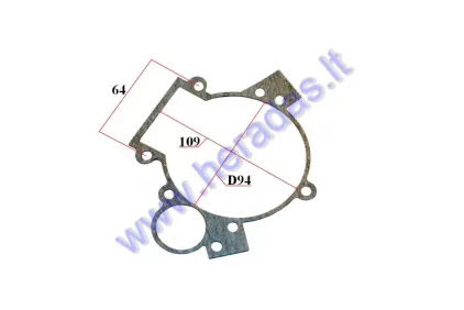 Gasket for motorized bicycle engine  50-80cc