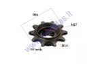 Engine sprocket for motorized bicycle 10 teeth