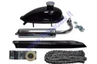 Motorized bicycle 80cc engine set 2T 2 spark plugs