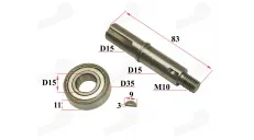 Camshaft for motorized bicycle 4T