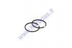 Piston rings for 100cc motorized bicycle 2-stroke engine
