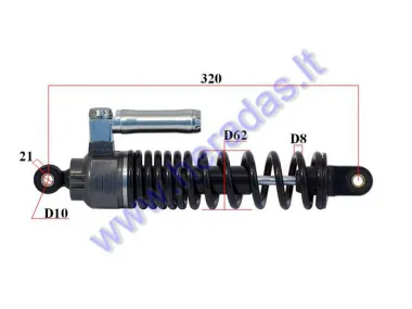 SHOCK ABSORBER FOR ELECTRIC SCOOTER L320 FITS HAWK