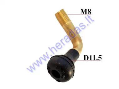 Tubeless tyre valve for scooter