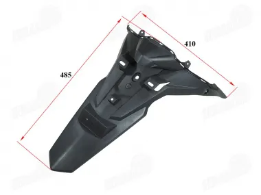 Rear fender for scooter fits RUBI50