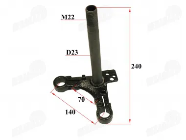 Fork holder saddle with stand for motorcycle, scooter, moped fits CHAMP DELTA, CHAMP MONTANA