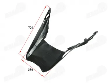 MOTOROLERIO PLASTIKINĖ DUGNO APDAILA tinka FLASH50