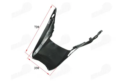 MOTOROLERIO PLASTIKINĖ DUGNO APDAILA tinka FLASH50