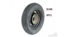 Front tire with rim for electric tricycle 3.00-8 suitable for PRAKTIK1 ECO, PRAKTIK2 ECO