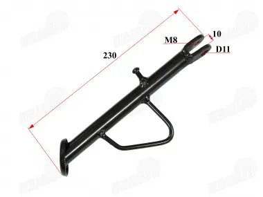 Side stand of scooter fits RUBI50