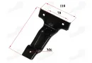 Number plate holder attachment for motorcycle, scooter fits FLASH50