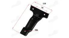 Number plate holder attachment for motorcycle, scooter fits FLASH50