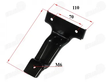 Number plate holder attachment for motorcycle, scooter fits FLASH50