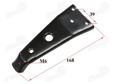 Number plate holder attachment for motorcycle, scooter fits RUBI50