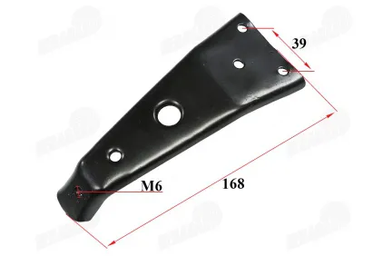 Number plate holder attachment for motorcycle, scooter fits RUBI50