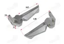 Footrest set 2pcs. for scooter fits FLASH50