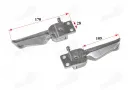 Footrest set 2pcs. for scooter fits RUBI50