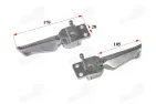 Footrest set 2pcs. for scooter fits RUBI50