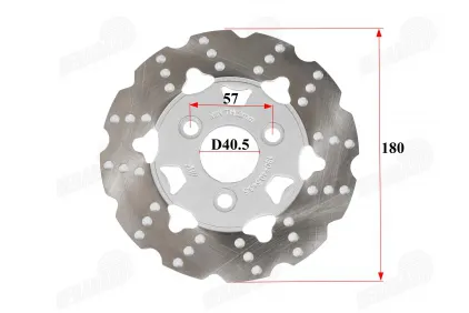 Front brake disc of scooter fits RUBI50, FLASH50