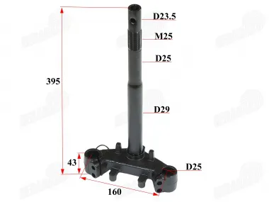 Handlebar fork holder saddle with stand for scooter fits RUBI50, FLASH50