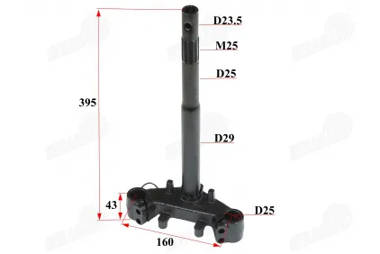 Handlebar fork holder saddle with stand for scooter fits RUBI50, FLASH50