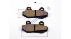 Brake pads for scooter