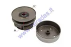 Clutch pulley assembly for scooter 2T 50-80cc Morini, Suzuki katana,TGB Inside 110mm