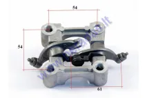 Rocker arm valve camshaft assembly for scooter