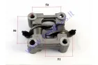 Rocker arm valve camshaft assembly for scooter