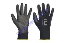 Work gloves with rubber, size 10
