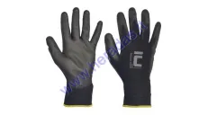 Work gloves with rubber, size 10