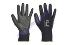 Work gloves with rubber, size 9