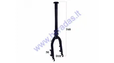 Wheelchair trailer fork