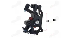 WHEELCHAIR TRAILER BRAKE CALIPER left side