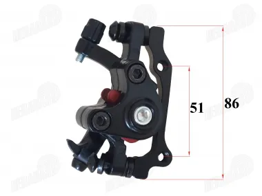 WHEELCHAIR TRAILER BRAKE CALIPER left side