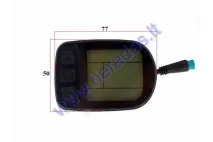 Electronic display for wheelchair trailer