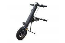 WHEELCHAIR TRAILER 12 INCH WHEEL, 36V 350W. 13 AH BATTERY. DESIGNED TO TURN MANUAL WHEELCHAIRS INTO SELF-PROPELLED ONES.