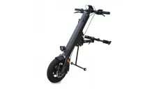 WHEELCHAIR TRAILER 12 INCH WHEEL, 36V 350W. 13 AH BATTERY. DESIGNED TO TURN MANUAL WHEELCHAIRS INTO SELF-PROPELLED ONES.