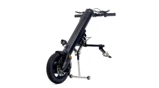 Wheelchair trailer, tractor 12 inch wheel, 36V 350w. 13 Ah battery Designed to turn manual wheelchairs into self-propelled ones.