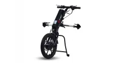 Neįgaliojo vežimėlio treileris, trauktuvas 36V 350w. 11.6 Ah baterija,16 colių ratasSkirtas rankomis varomus neįgaliųjų vežimėlius paversti savaeigiais.
