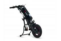 Neįgaliojo vežimėlio treileris, trauktuvas 36V 350w. 14 Ah baterija,12 colių ratasSkirtas rankomis varomus neįgaliųjų vežimėlius paversti savaeigiais.
