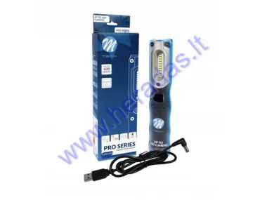 PORTABLE GARAGE LAMP LED 9+1 3.7V 2500MAH ĮKRAUNAMA 500LUMEN ILPRO103