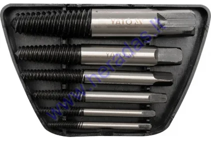 Broken screw removal extractor tools 6pc 3-25mm