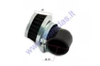 Oro filtras vielinis D35 kampas 90 L35
