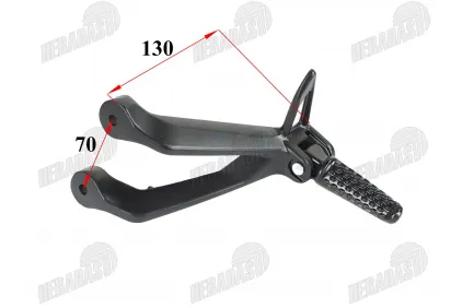 Rear left footpeg motorcycle fits NAKED50 Rear left footpeg motorcycle fits NAKED50