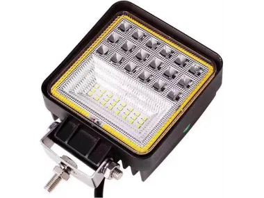 PAPILDOMAS ARTIMAS LED ŽIBINTAS 126W 3030SMD 42 9V-30V 125x106x45 MM, IP67