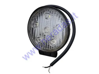 PAPILDOMAS ARTIMAS LED ŽIBINTAS 18W 6 LED, 115X38MM, 9V - 32V, ARTIMŲ ŠVIESŲ ŽIBINTAS