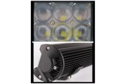 PAPILDOMAS ARTIMAS LED ŽIBINTAS 18W LED BAR 12-24V 10cm LED Cree IP67