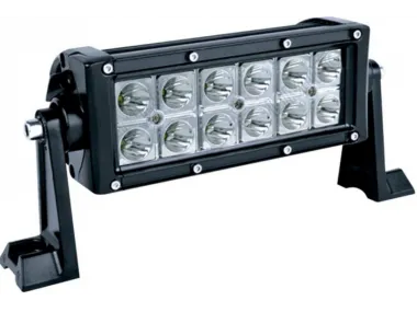 PAPILDOMAS ARTIMAS LED ŽIBINTAS 36W 12LED, CE, E9 210x82x88 mm 36W, 9-30V, artimų šviesų 12pcs LED IP67 LED BAR