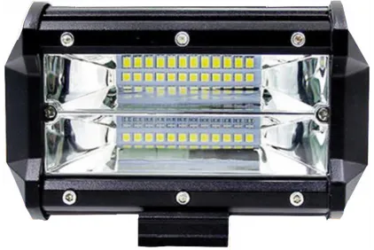 PAPILDOMAS ARTIMAS LED ŽIBINTAS 72W CREE 12V IP67 12-24V 13,50cm artimų šviesų žibintas (FLOOD),