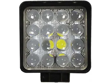 PAPILDOMAS TOLIMAS LED ŽIBINTAS 48W IP67 4D LĘŠIS 16LED 9V-32V 123x105x25